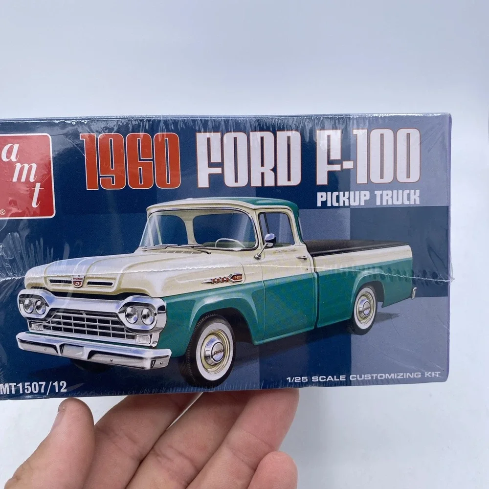 UH AMT 1:25 GREEN 1960 Ford F-100 Pickup Truck Deluxe 3 in 1 Model Kit Sealed